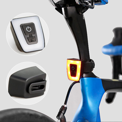 Đèn Xe Đạp Đuôi Led Nhấp Nháy Chớp Vuông Gắn Sau Xe Đạp, Gắn Mũ Bảo Hiểm MaiLee