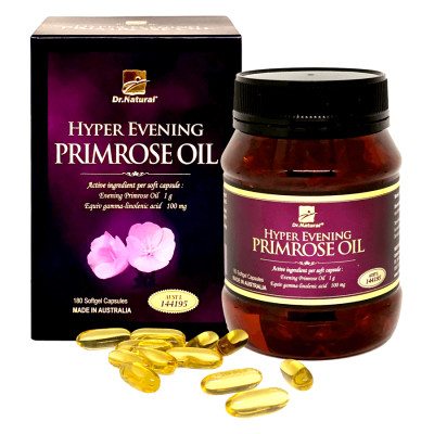VIÊN UỐNG NỘI TIẾT DR NATURAL HYPER EVENING PRIMROSE OIL 180 VIÊN