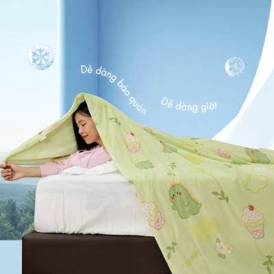 [CHĂN HÈ MÁT LẠNH] Mền lạnh I Cool Advance NIN House NM8030 160x210cm | Chăn chần Ice Silk, Chăn điều hoà nhiều độ