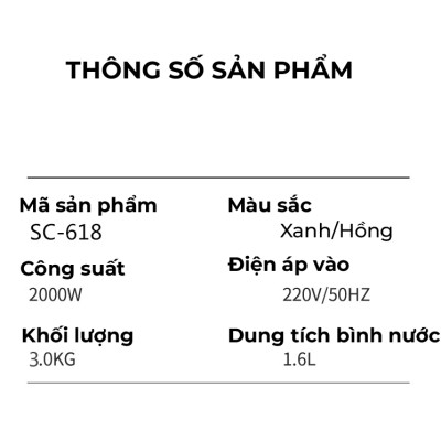 Bàn ủi hơi nước cây đứng sohi, nhiều chế độ phù hớp với mọi loại vải-HÀNG CHÍNH HÃNG