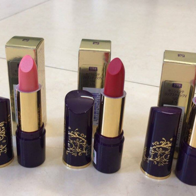 Son thỏi mịn môi lâu phai Naris Ceniciente Lipstick Nhật Bản 3g (#105: Đỏ cam) + Móc khóa