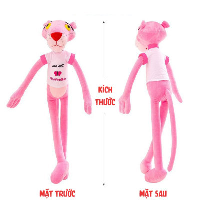 Gấu Bông Báo Hồng Pink Panther Dễ Thương (55cm--->1m5) Hàng Xịn Cao Cấp, An Toàn Cho Người Sử Dụng