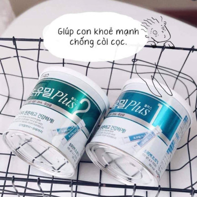 Sữa Non ILDong Foodis Choyumeal Plus Số 1, Hàng Nội Địa Hàn Quốc, Hộp 100 Gói Nhỏ - Bổ Sung Kháng Thể Tự Nhiên, Tăng Sức Đề Kháng và Miễn Dịch Giúp Bé Từ Sơ Sinh- 12 Tháng Khỏe Mạnh, Hạn Chế Ốm Vặt