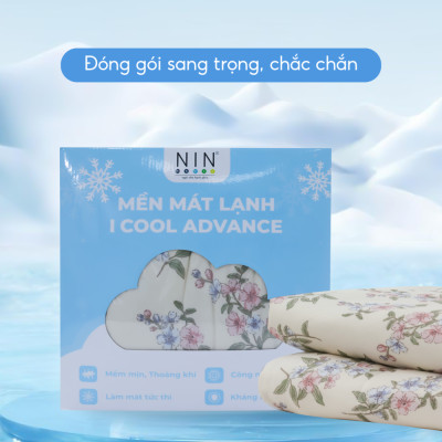 [CHĂN HÈ MÁT LẠNH] Mền lạnh I Cool Advance NIN House NM8033 160x210cm | Chần Ice Silk lạnh như tencel, Chăn điều hoà nhiều độ