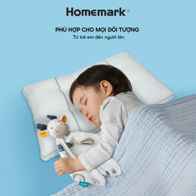 Ruột Gối Kiều Mạch Homemark Cao Cấp - Hỗ Trợ Giấc Ngủ Sâu, Êm Ái, Tự Nhiên, Thoáng Khí - Kích Thước 50x70cm