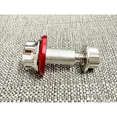 Ốc tay thắng đĩa kiểu SALAYA kèm tán hở 6li và long đền đỏ kitaco gắn Tay Thắng Đĩa xe máy Sirius,Exciter,Winner,Pcx