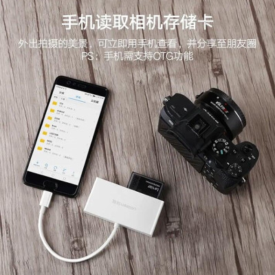 Ugreen UG40745CM102TK 15CM màu trắng đầu đọc thẻ 4 trong 1 cổng USB type C - HÀNG CHÍNH HÃNG