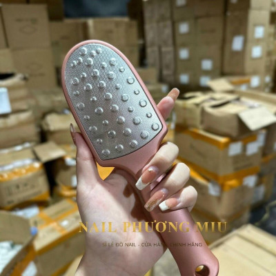 Cây Chà Gót Chân Inox 2 Mặt 27cm, Loại Bỏ Tế Bào Chết Hiệu Quả, Tay Cầm Nhựa Chắc Chắn, Làm Nail Thư Giãn Và Chăm Sóc Chân