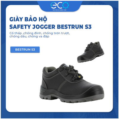 Giày bảo hộ Bestrun S3 cổ thấp chống trơn trượt, chống đinh, chống dầu, chống va đập form thể thao