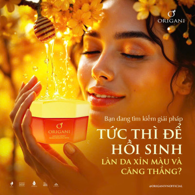 Mặt Nạ Đổi Màu Origani – Sáng Da, Ngừa Mụn, Kháng Khuẩn Cùng Mật Ong Manuka 50ml