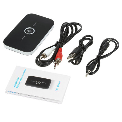 SOAIY Thiết bị thu phát nhạc không dây Bluetooth B6 - Hàng Nhập Khẩu
