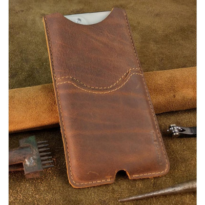 Bao Da Rút cho điện thoại XR, X/XS, 6/7/8 Da Bò Thật may máy cao cấp