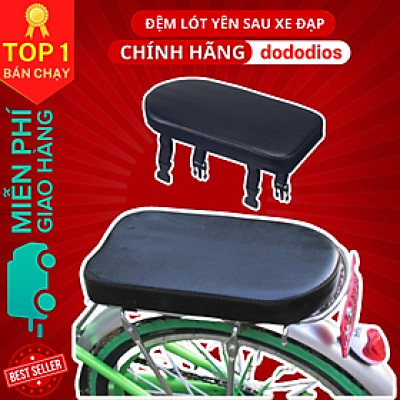 Đệm lót yên sau xe đạp dododios êm ái bền đẹp đa năng không thấm nước, có quai thích hợp mọi dòng xe
