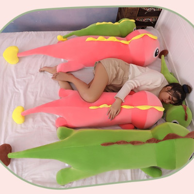 Gấu bông khủng long đuôi tim hàng cao cấp vải nhung co giãn 4 chiều