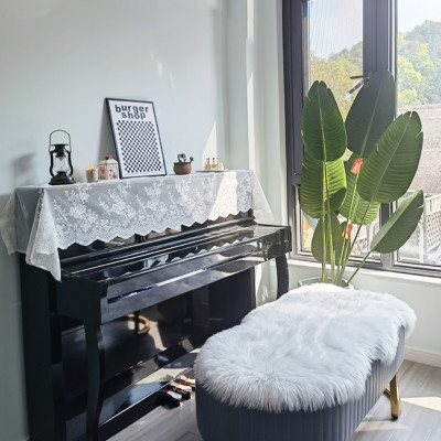 Khăn phủ đàn piano cơ đàn piano điện tử 88 phím phong cách Châu Âu cổ điển sang trọng chống bụi chống xước - HÀNG CHÍNH HÃNG