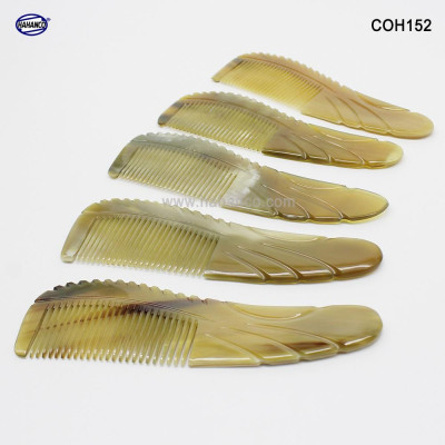 Lược sừng xuất Nhật (Size: M - 16,5cm) COH152 - khía đuôi thon nhỏ gọn – Chăm sóc tóc