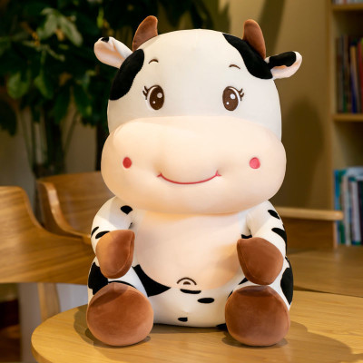 Gấu bông bò sữa cao cấp, quà tặng thú nhồi bông bò