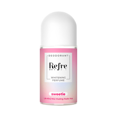 Lăn khử mùi dưỡng trắng hương nước hoa Refre Whitening Perfume Sweetie Hương Ngọt Ngào 40ml