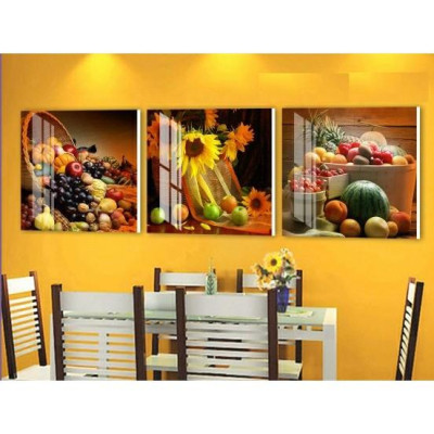 GIÁ XƯỞNG 10 MẪU Tranh treo tường, tranh trang trí phòng bếp 40x40cm