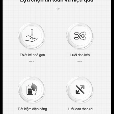 Máy tỉa lông mũi Enchen EN005 Bỏ túi tiện lợi Dễ dàng làm sạch nhanh - Hàng chính hãng