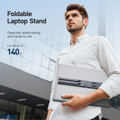 Giá Đỡ Dux Ducis X-Shape Folding cho Laptop, Macbook, iPad Nhôm Cao Cấp, Có Thể Điều Chỉnh Độ Cao, Tản Nhiệt_ Hàng chính hãng
