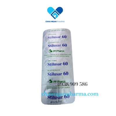 Hỗ trợ an thần - dễ ngũ - ngủ ngon giấc STILUSAR 60 - Hộp 100 viên