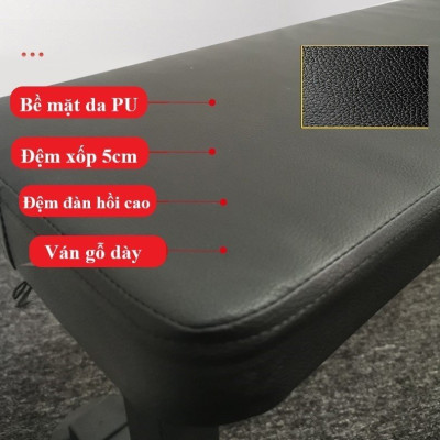 Ghế Băng Tập Tạ,Ghế Vớt Tạ Gấp Gọn AC-5002 Chịu Tải 300kg Hàng Nhập Khẩu Đại Nam Sport