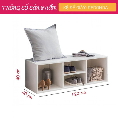 Kệ để giầy mini thiết kế đơn giản gọn gàng SMLIFE Redonda