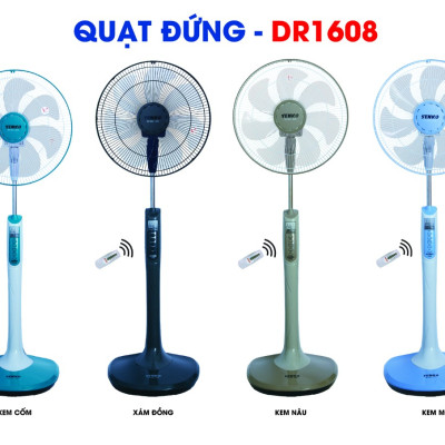 Quạt đứng điều khiển từ xa SENKO DR1608 - Hàng chính hãng