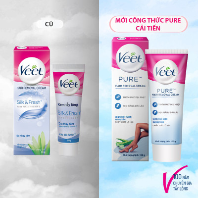 Kem Tẩy Lông Veet Pure Sensitive 100g