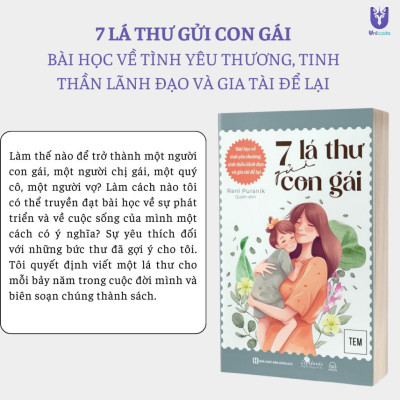 Sách - 7 lá thư gửi con gái: Bài học về tình yêu thương, tinh thần lãnh đạo và gia tài để lại -  Bizbooks