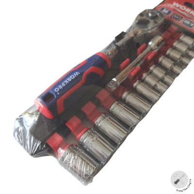 Bộ đầu cờ lê thay thế (1 set = 14 cái), kích thước 1/4 inch WorkPro WP202556