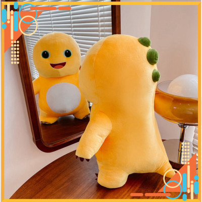 Gấu Bông Rồng Vàng Mặt Cảm Xúc, Rồng Sữa Dễ Thương Siêu Hot (20cm---60cm) Khủng Long Vàng Đầu Tròn Đáng Yêu Cute Vải Miniso Cao Cấp Mềm Mịn An Toàn Cho Bé
