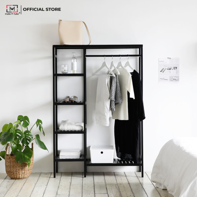 GIÁ TREO QUẦN ÁO TIỆN LỢI GỖ THÔNG NHẬP KHẨU HÀNG LẮP RÁP THÔNG MINH HÀN QUỐC - DOUBLE CLOSET 