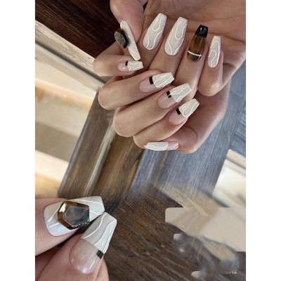 Gel Vẽ Nổi Đen Trắng Làm Nail, Chất Đặc 10g Cho Thợ Nail, Tạo Hình 3D Sóng Lượn Hot Trend Đa Năng Siêu Đẹp Không Chảy Sơn Gel Nữ
