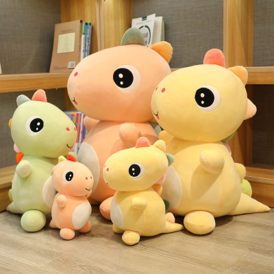 Gấu bông khủng long mắt lồi vây 7 màu siêu mềm siêu dễ thương (25cm) vải miniso mềm mại êm ái, an toàn cho trẻ nhỏ