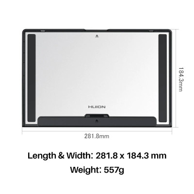 Chân đế rời Huion ST300 - HUION ST300 Adjustable Drawing Tablet Stand Portable Desk Stand, Suitable for Kamvas 12/13/16, Kamvas Pro 12/Pro 13/Pro 16 - Hàng Chính Hãng