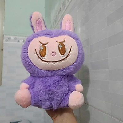 Thú nhồi bông labubu đáng yêu - Size 22cm - Quà tặng gấu bông xinh xắn êm mịn.