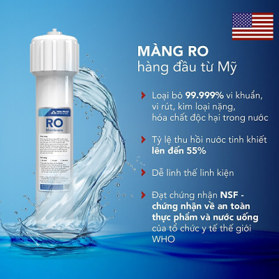 Máy lọc nước RO nóng lạnh 10 lõi Hòa Phát HWBR3A1021 - đạt chuẩn uống trực tiếp tại vòi - bảo hành 36 tháng - Hàng Chính Hãng
