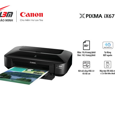 Máy in phun đơn năng A3 Canon IX6770- Hàng chính hãng