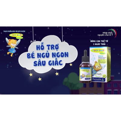 Pharmalife Fitobimbi SONNO giúp bé ngủ ngon, sâu giấc, Lọ nhỏ giọt 30ml