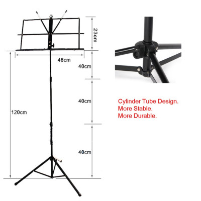 Giá để sách bản nhạc AT-20 - Music Stands có bao đựng - Kèm Móng Gảy DreamMaker
