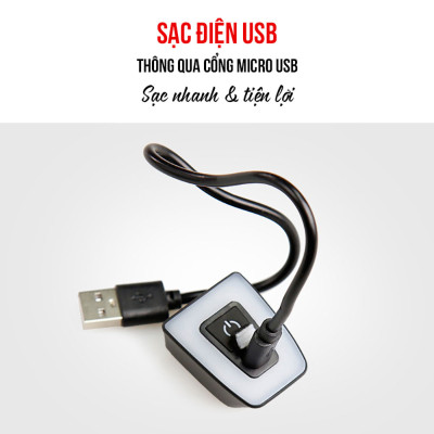 Đèn Xe Đạp Đuôi Led Nhấp Nháy Chớp Vuông Gắn Sau Xe Đạp, Gắn Mũ Bảo Hiểm MaiLee