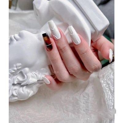 Gel Vẽ Nổi Đen Trắng Làm Nail, Chất Đặc 10g Cho Thợ Nail, Tạo Hình 3D Sóng Lượn Hot Trend Đa Năng Siêu Đẹp Không Chảy Sơn Gel Nữ