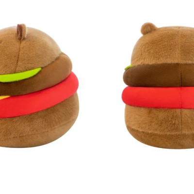 Thú nhồi bông Capybara bánh mì hamburger Đáng Yêu - Size từ 35cm đến 80cm - Quà tặng gấu bông chuột lang nước capy bara đáng yêu siêu mập