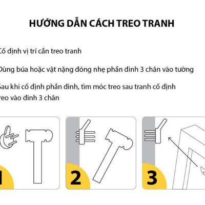 TRANH CANVAS TREO TƯỜNG - HOA THIÊN ĐIỂU - PHÒNG KHÁCH - L16