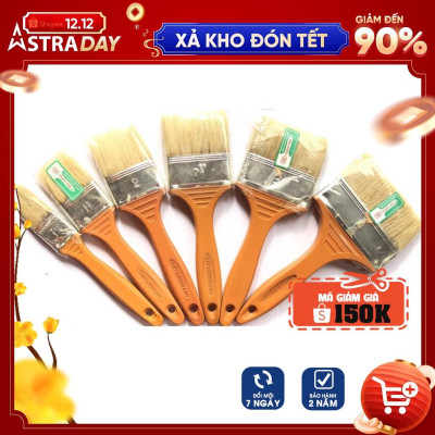 Cọ Quét Sơn Đa Năng Loại Tốt Cán Nhựa Lông Dài Mịn 4.1cm Đủ Size