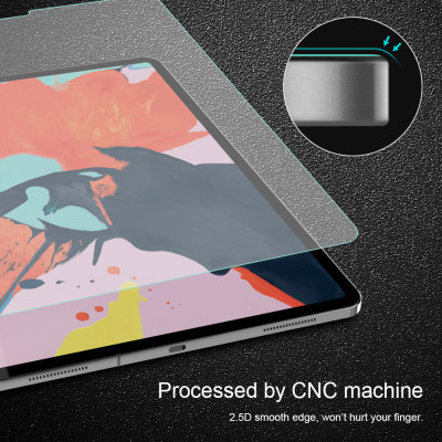 Miếng dán màn hình kính cường lực cho iPad Pro 12.9 2020 / iPad Pro 12.9 2018 hiệu Mercury H+ Pro (mỏng 0.2 mm, vát cạnh 2.5D, chống trầy, chống va đập) - Hàng nhập khẩu