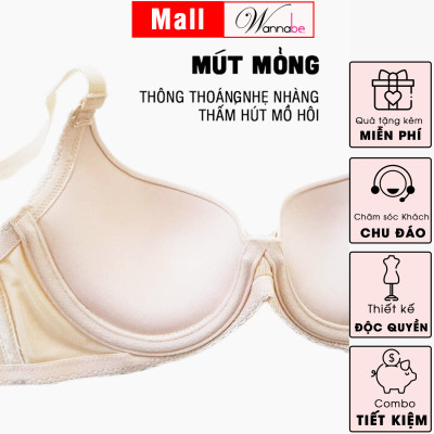 ÁO NGỰC MÚT MỎNG WANNABE ANT04 CÓ GỌNG NHẸ NHÀNG, THÔNG THOÁNG