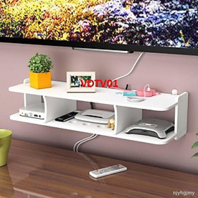 Kệ ti vi treo tường trang trí VDTV01 - Nội thất lắp ráp
